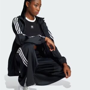 Adidas wide leg track pants